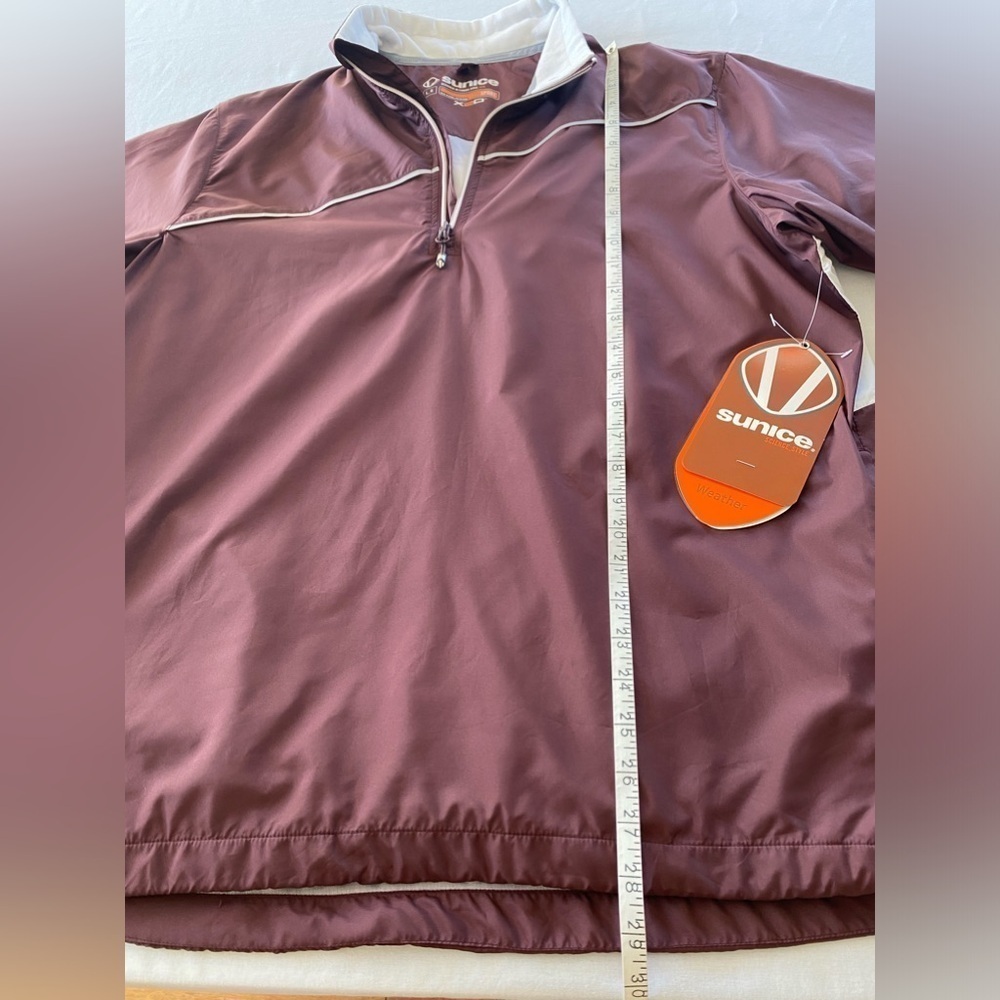 NWT Sunice Sport Mens Short Sleeve Wind Pullover. Size Large. - Picture 12 of 12